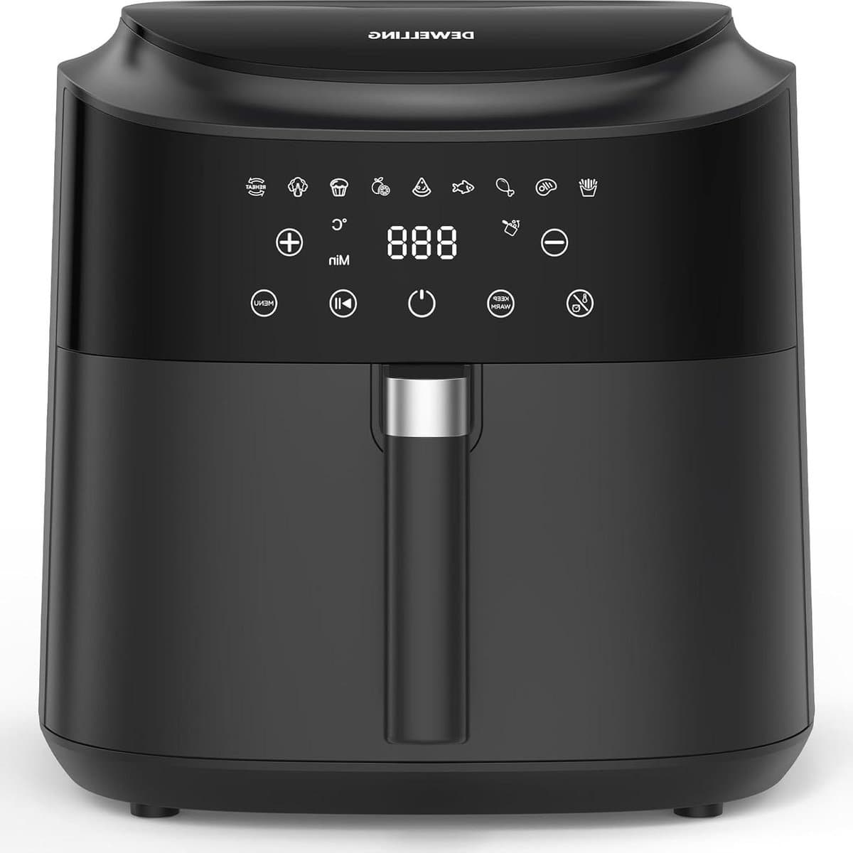 Heteluchtfriteuse XXL - Airfryer Keuken - Gezinsmaaltijden Bereiden - 9 Liter Capaciteit - 2350 Watt - Zwart — afbeelding 1