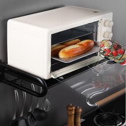 Magnetron Wandrek - Keuken Organizer - Keuken Opbergen - Met Afneembare Haak - 40 cm - Zwart — thumbnail 5
