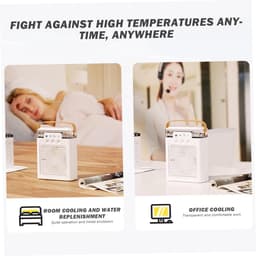 Draagbare Airco - Persoonlijke Koeler - Persoonlijke Koeling - 3 Miststanden - 400 ml - Wit — thumbnail 4