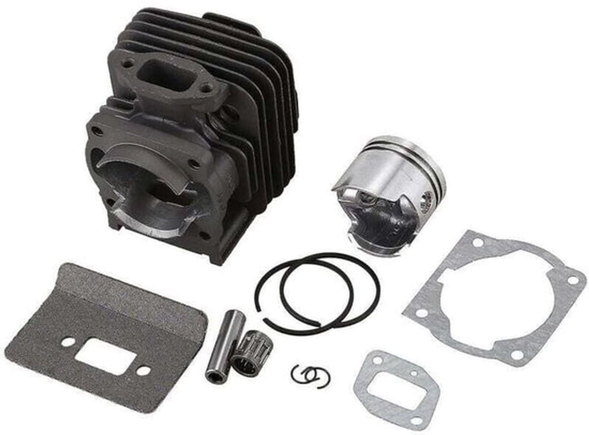 Zuigerassemblagekit van 44 mm 52 cc – Metalen cilinder, geschikt voor 1E44F-5, 44F-5, BG520 motor – Optimale prestaties voor doe-het-zelfprojecten — afbeelding 1