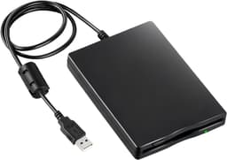 Externe Floppy Drive - USB FDD - Data Archiveren - Plug and Play - 3.5 inch - Zwart — thumbnail 1