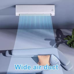 Draagbare Airco - Mobiele Koeler - Zomerse Koelte - Bladloze Luchtstroom - 3 Snelheden - Wit — thumbnail 3