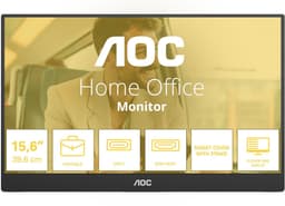 AOC 15" 16T20E2, FHD, 60Hz, IPS, HDMI, mHDMI, USB-C DP Alt — thumbnail 1
