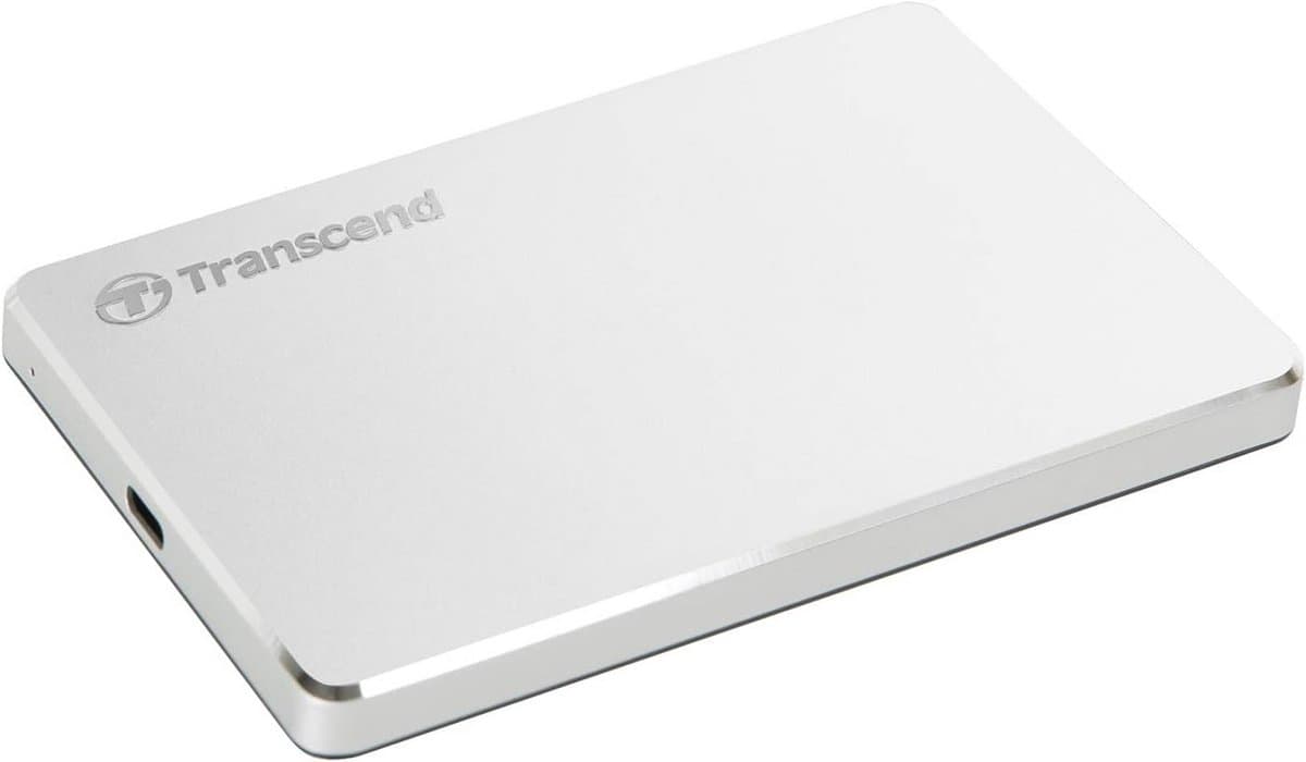 Externe Harde Schijf - Opslagstation - Bestanden Opslaan - Militaire Schokbestendigheid - 2TB Opslag - Zilver — afbeelding 1
