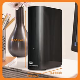 Externe Harde Schijf - Desktop Opslag - Bestanden Opslaan - Hoge Capaciteit - 18 TB - Zwart — thumbnail 3