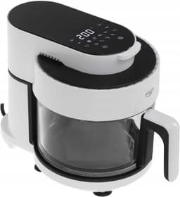 Airfryer Oven - Hete Lucht Oven - Gezond Koken - Glazen Kom - 3 Liter - Wit — thumbnail 4