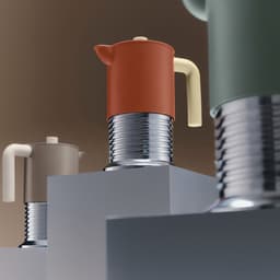 Alessi Vite Percolator - 3 kops - Grijs - Inductie — thumbnail 2