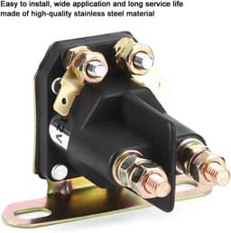 Magneetschakelaar Grasmaaier - Startmagneet - Motor Starten - Roestvrij Staal - 12 V - Zilverkleurig — thumbnail 5