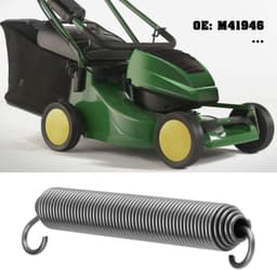 Dailygoods- Verlengveer 187 mm - Draaddiameter 2,3 mm - Buitendiameter 22 mm - Veerstaal - Compatibel met John Deere - Betrouwbare spanningsondersteuning - Grasmaaierveer — thumbnail 2