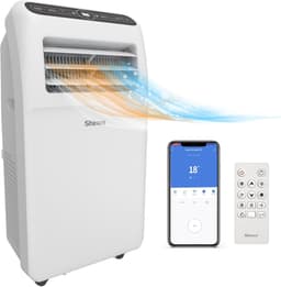 Daity Draagbare Wi-Fi Smart Airconditioner 12.000 BTU – Milieuvriendelijk R290-koelmiddel – 3,5 kW – Vier-in-één functie (koelen, verwarmen, luchttoevoer, ontvochtigen) – Wit — thumbnail 1