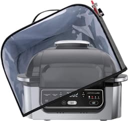 Apparaathoes - Keukenmachine Deksel - Apparaten Beschermen - Waterdicht Oxford Materiaal - 1 Stuk - Grijs — thumbnail 1