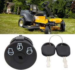 Dailygoods- Startsleutel Vervangend - 3 Posities - 2 Sleutels - Compatibel met 925-04228/725-04228 - Duurzaam - ABS L/Koper Materiaal - Ontstekingsschakelaar — thumbnail 3