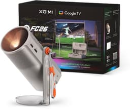 XGIMI MoGo 4 FC26 Bundel - Exclusieve bundel - Draagbare Smart Beamer - Ingebouwde Batterij - met Google TV & Netflix - Harman Kardon speakers — thumbnail 1
