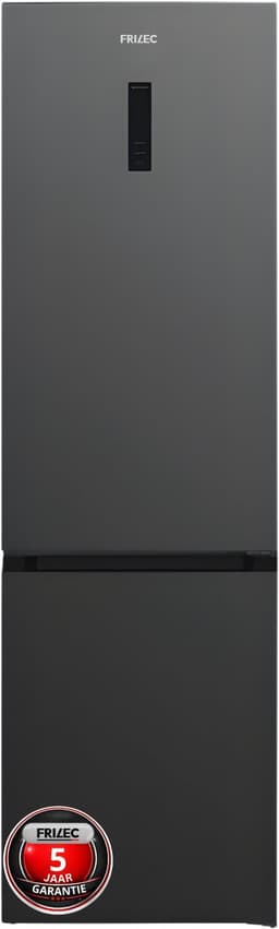 Frilec BONN388-NFD-040ADG - Koelvriescombinatie - Zuinig A-Label - 201 cm Hoog - Display - Fast Freeze - Multiflow - 5 Jaar Garantie - 377L - No Frost - Dark Grey — thumbnail 1