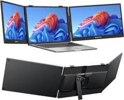 Blackview AceBook 6 - Laptop 15,6" Full HD, AMD Ryzen 5 3500U, 16 GB RAM, 256 GB SSD, Windows 11, UHD Graphics + DCM5 Draagbare Monitor 14" FHD, Extra Laptopscherm 13-17,3", Ultradun Opvouwbaar, 100W PD, USB-C, Plug & Play, Grijs — thumbnail 2