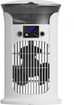 VHV- Compacte Nevelventilator met USB - Krachtige Luchtkoeler met Luchtbevochtiger - Stille Draagbare Tafelventilator voor Thuis, Kantoor, Slaapkamer en Bureau — thumbnail 1