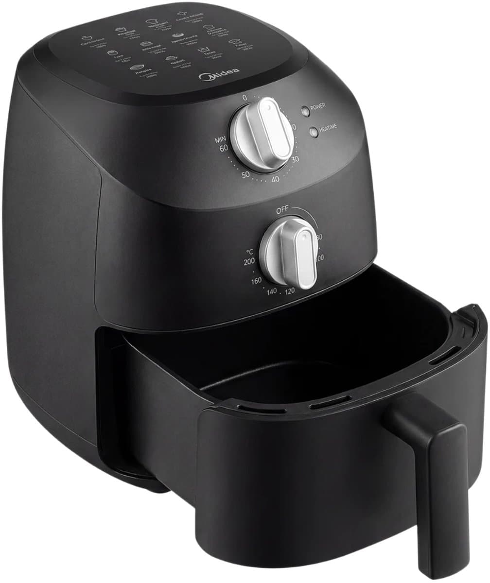 Midea Airfryer MAF20P0BPK - Compact 2L, 1150W, olievrij frituren — afbeelding 1