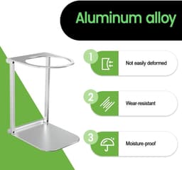 Dailygoods- Koffielekbak Draagbaar - Opvouwbare Houder - Aluminiumlegering - Filterkoffiehouder - Geschikt voor Koffiemachines <6,7 cm - Slijtvast en Vochtbestendig - Koffiestandaard — thumbnail 4