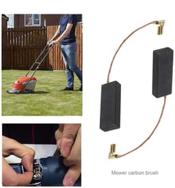 JHUBERS- Koolborstels 2 Pairs - Vervanging voor Grasmaaier - 29x11.2x6.2mm - Compatibel met Flymo/Dewalt - Hoge sterkte - Lange levensduur - Koolborstel — thumbnail 2