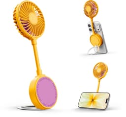 Fresh 'n rebel Magnetic Fan - Tropical Yellow — thumbnail 1