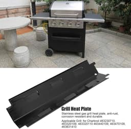 Dailygoods- Warmteplaat Vervanging - Warmteplaat Kuikens - Grillverwarmingselement 36,5 cm L x 11,4 cm B - Geschikt voor Char-Broil Modellen - BBQ Onderdelen - Schokbestendig Materiaal - Barbecueplaat — thumbnail 3