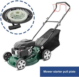 Dailygoods - Grasmaaier Terugslag Starter - Vervangingsdeel - Handmatig - Compatibel met Webb WER46SP - Duurzaam ontwerp - Geschikt voor grasmaaiers — thumbnail 4