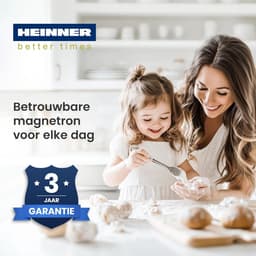 Digitale Magnetron - Ontdooifunctie Timer - Snel Eten Bereiden - Automatische Programma's - 25 Liter - Zwart — thumbnail 3