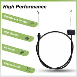 Dailygoods- Remkabel Vervanging 112-8818 - Remkabelset - Achterzakken - Grasmaaier - Onderdeelnummer - Compatibel met 50 modellen - Grasmaaieronderdeel — thumbnail 3