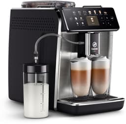Saeco GranAroma SM6585/00 - Espressomachine - 16 Dranken met melksysteem - Volautomatisch - Koffiemachine met bonen + AquaClean filter - Metaal/Zwart — thumbnail 2