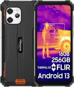 Blackview BV8900 - Robuuste Smartphone - 16GB RAM - 256GB - Warmtebeeldcamera - 6.5 inch - 10000mAh - IP68 Waterdicht - Outdoor Mobiele Telefoon - NFC - GPS - Oranje — thumbnail 1
