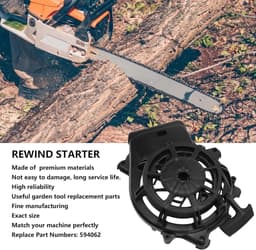Grasmaaier Pull Starter - Terugspoel Starter - Motor Reparatie - Duurzaam ABS Materiaal - 480 g - Zwart — thumbnail 2