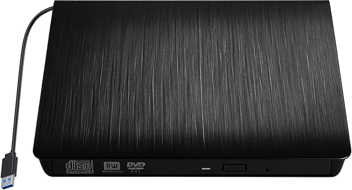 Extern Schijfstation - Optische Schijflezer - Gegevens Overzetten - Snelle USB 3.0 - Draagbaar Slank — afbeelding 1