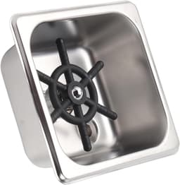Automatische Bekerreiniger - Glazen Wasmachine - Snel Glazen Wassen - Hogedruk Reiniging - 17.5 cm - Zilver — thumbnail 4