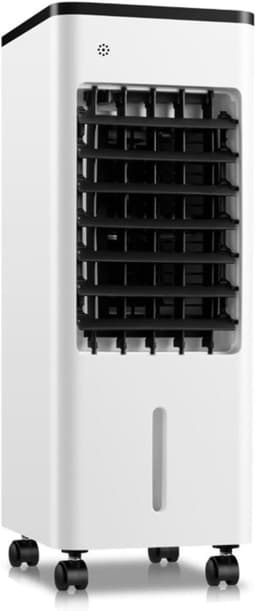 Verdampingsluchtkoeler - Mobiele airco Koelventilator - Kamertemperatuur Verlagen - 9L Tank met IJspakken - 90° Oscillatie - Zwart — thumbnail 1