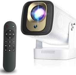 TopChoice® Mini Beamer - Home Cinema - Draagbare Projector - 4K 1080p - Wit — thumbnail 1