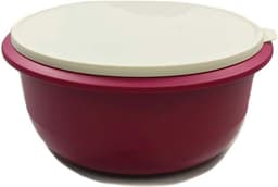 Mengkom - Beslagkom Keuken - Bakken Koken - Origineel Product - 6 Liter 32cm - Donkerroze Wit — thumbnail 2