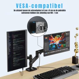 DnA® Professionele Portable Monitor - USB-C - 15.6 Inch - Draagbare Monitor - Portable Monitor Laptop - Zwart - 1cm x 36cm x 22cm — thumbnail 3