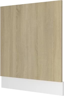 Vaatwasserpaneel - Frontpaneel Vaatwasser - Keuken Integratie - Eenvoudig te Reinigen - 595x3x67 cm - Sonoma Eiken — thumbnail 1