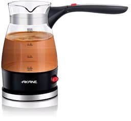 Akane Elektrisch Koffiezetapparaat | Espressomachine | 500 Ml Arabisch | inductie | Machine Pot Warmer Ketel | Turkse koffiekan | voor camping,Thuis, Thee, Koffie | Stijlvol | Zwart — thumbnail 2
