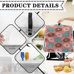 Mixerhoes Keukenmachine - Stofkap Mixer - Keuken Organisatie - Wasbaar Canvas Polyester - 43.5 x 27.5 x 37.5 cm — thumbnail 3