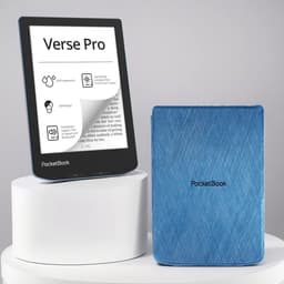 PocketBook Verse Pro e-reader Azure – 6 inch – 16 GB – waterdicht + Blauw Hoesje – voordeelbundel — thumbnail 1