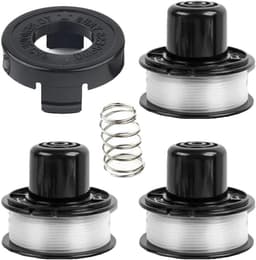 Grasmaaier Spoelen - Trimmer Spoelen - Onkruid Snijden - Automatische Lijn - 3 stuks - Zwart — thumbnail 1