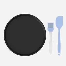Luchtfriteuse 8 Liter met Timer en Touch-Bediening - Zwart en Roestvrij Staal — thumbnail 4