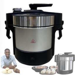 Swallow Maker Machine, slimme Fufu-kookprocessor, 1000 W krachtige mixer, 6 liter stalen kom voor bonsde Yam, automatische machine voor Ugali, Amala, Egusi, vleesmalen, multifunctioneel keukengereedsc — thumbnail 1