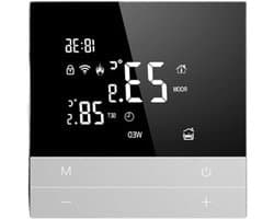 Slimme Thermostaat - Temperatuurregelaar - Comfort Verwarmen - App Bediening - 16A Max - Wit