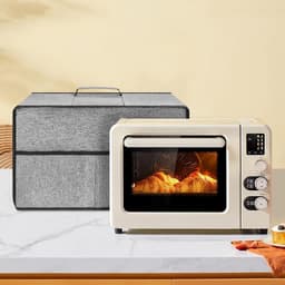 Magnetron Stofhoes - Keuken Beschermer - Keuken Aanrecht - Waterdicht Hittebestendig - 44x35x27cm - Grijs — thumbnail 3