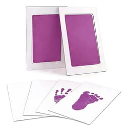 2 stuks Baby Handprint en Footprint Kit, Baby Handprint Inktpads met Clean-Touch, Inkless Print Kit Veilig Niet-giftig voor Baby Voeten en Handen, Pet Paw, Ritueel voor pasgeborenen, hand- en voetafdrukken van de baby, 6*9.5cm — thumbnail 1