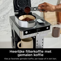 Ninja Prestige Dualbrew System - Koffiezetapparaat voor filterkoffie en cups - inclusief ingebouwde melkopschuimer - CFN802EU — thumbnail 4