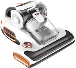 JIGOO T600 Matrasstofzuiger voor Bedden – Dubbel Cup-ontwerp, 99,99% Huisstofmijtverwijdering met Geurverspreidingssysteem, Wit, EU-stekker — thumbnail 1