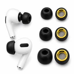 Consumerce® Memory Foam Tips Geschikt voor AirPods Pro Gen 1 & 2 - Wit - Oordopjes - Dopjes - Earphone — thumbnail 1